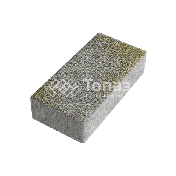 Тротуарная плитка 200х100х60, меланж с мраморной крошкой