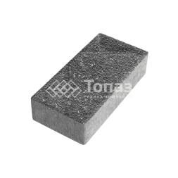 Тротуарная плитка 200х100х80, аляска черная с гранитной крошкой