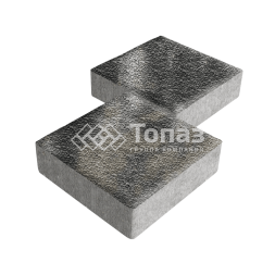 Тротуарная плитка Квадрат 200х200х60, стоун с мраморной крошкой