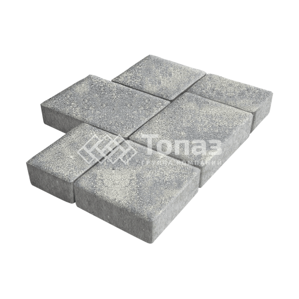 Тротуарная плитка Новый город, аква, 4 см