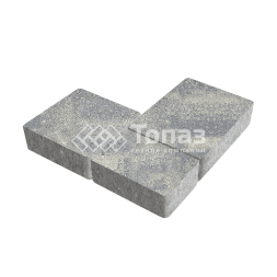 Тротуарная плитка Новый город, аква, 4 см