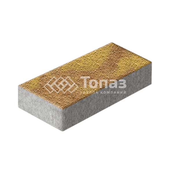 Тротуарная плитка 600х300х60, шафран с гранитной крошкой  