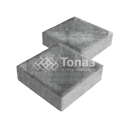 Тротуарная плитка Квадрат 200х200х40, антрацит