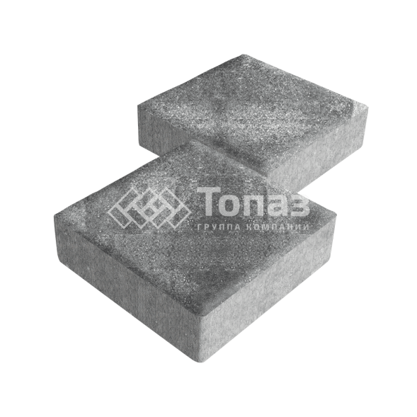 Тротуарная плитка Квадрат 200х200х40, антрацит