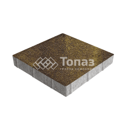 Тротуарная плитка Квадрат 500х500х70, осень на камне