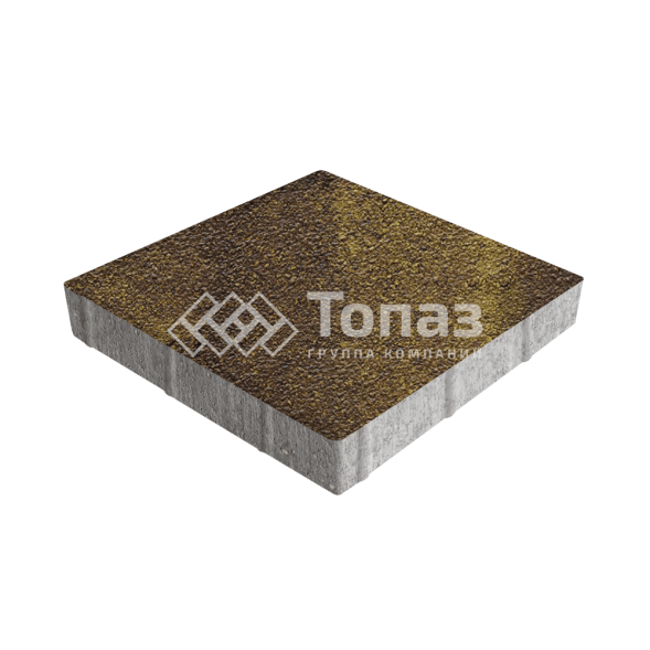 Тротуарная плитка Квадрат 500х500х70, осень на камне