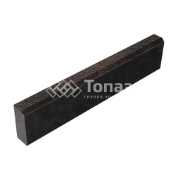 Камень бортовой БР 100.20.8, кармен на камне, черное основание