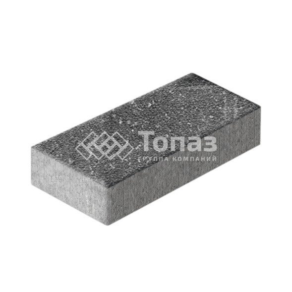 Тротуарная плитка 600х300х60, аляска черная на камне