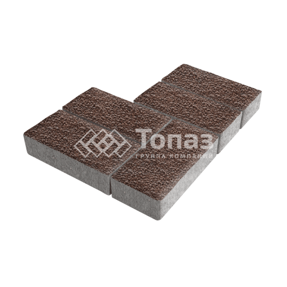 Тротуарная плитка 200х100х80, барселона с гранитной крошкой