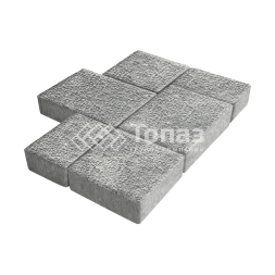 Тротуарная плитка Новый город, аква с гранитной крошкой, 8 см