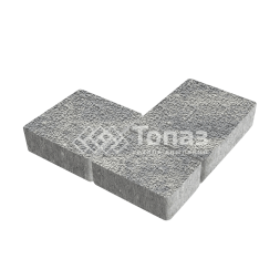 Тротуарная плитка Новый город, аква с гранитной крошкой, 8 см