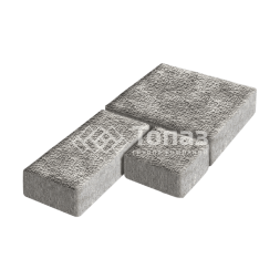 Тротуарная плитка Рубико, неаполь с мраморной крошкой, 6 см 