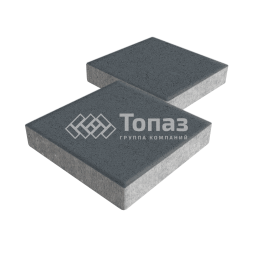 Тротуарная плитка Квадрат 500х500х70, черная