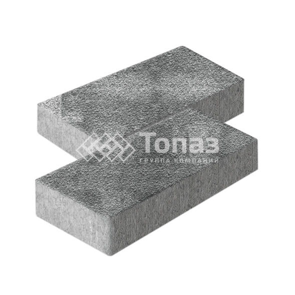 Тротуарная плитка 600х300х60, антрацит на камне