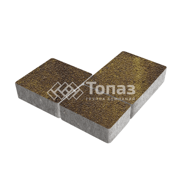 Тротуарная плитка Новый город, осень на камне, 8 см