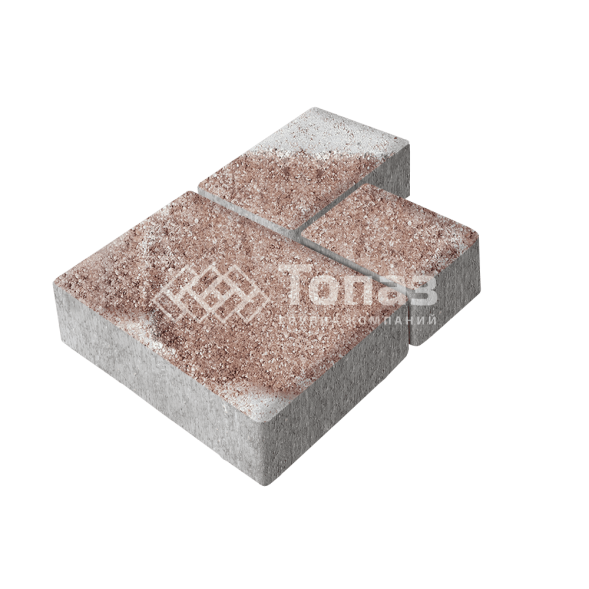 Тротуарная плитка Бергамо, хаски, 6 см