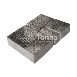 Тротуарная плитка Мюнхен, агат коричневый на камне, 4 см