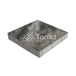 Тротуарная плитка Квадрат 500х500х70, стоун на камне