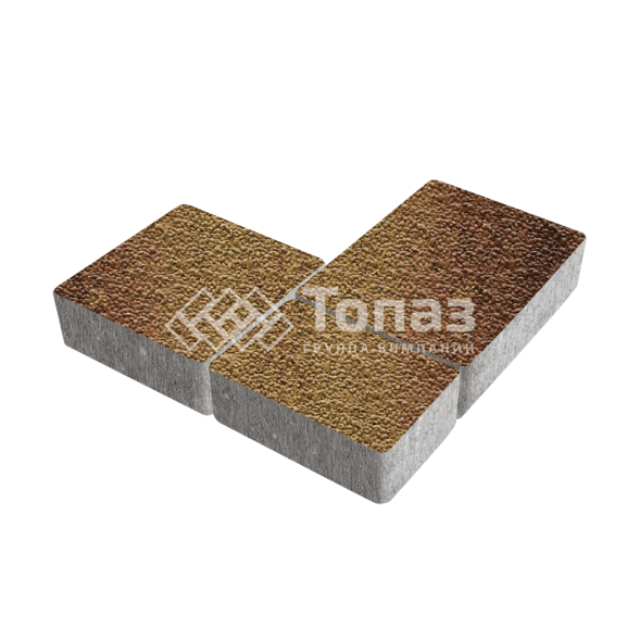 Тротуарная плитка Новый город, каир с мраморной крошкой, 4 см