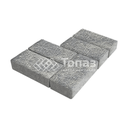 Тротуарная плитка 200х100х40, аква с мраморной крошкой