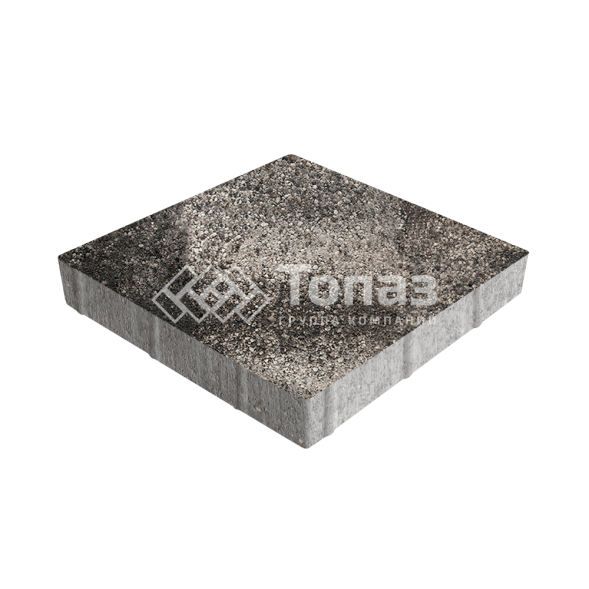 Тротуарная плитка Квадрат 500х500х70, агат коричневый