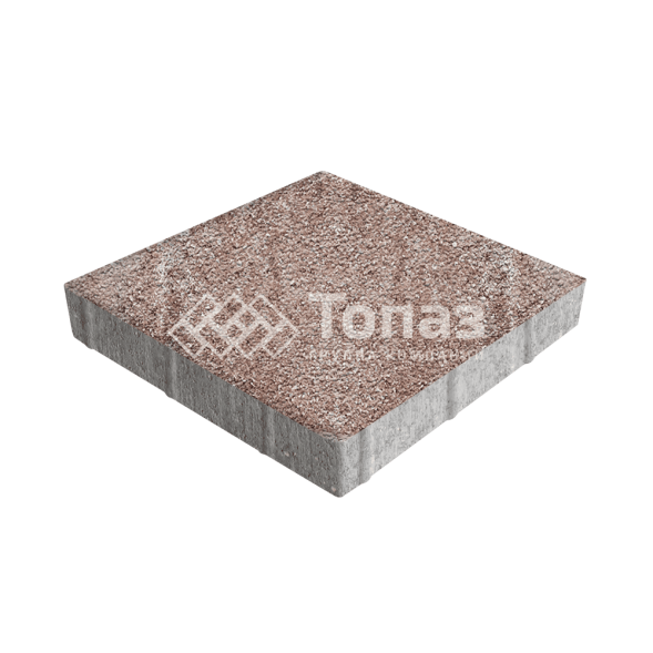 Тротуарная плитка Квадрат 500х500х70, хаски на камне