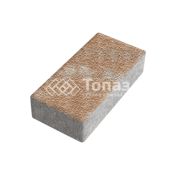 Тротуарная плитка 200х100х40, сансет с гранитной крошкой 