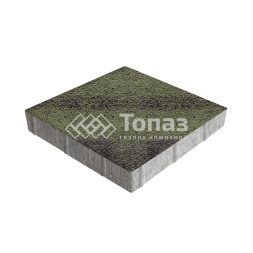 Тротуарная плитка Квадрат 500х500х70, янтарь на камне