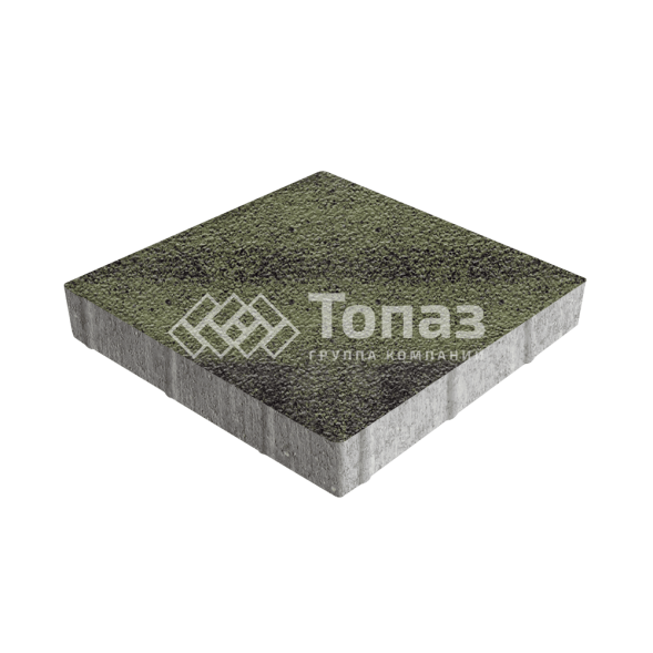 Тротуарная плитка Квадрат 500х500х70, янтарь на камне