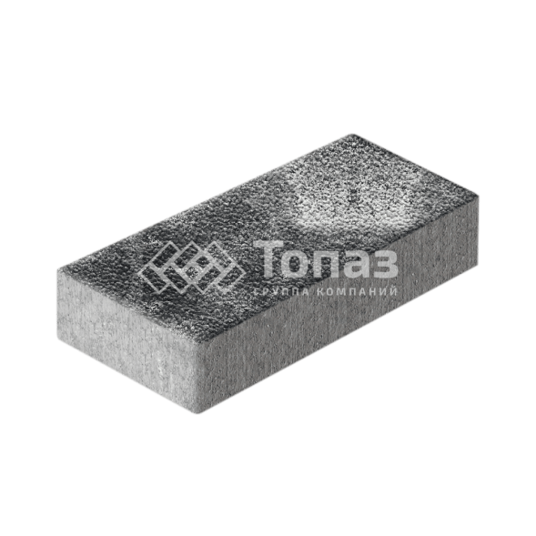 Тротуарная плитка 600х300х60, черно-белая с гранитной крошкой 