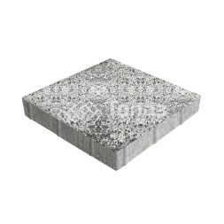 Тротуарная плитка Квадрат 500х500х70, аляска белая