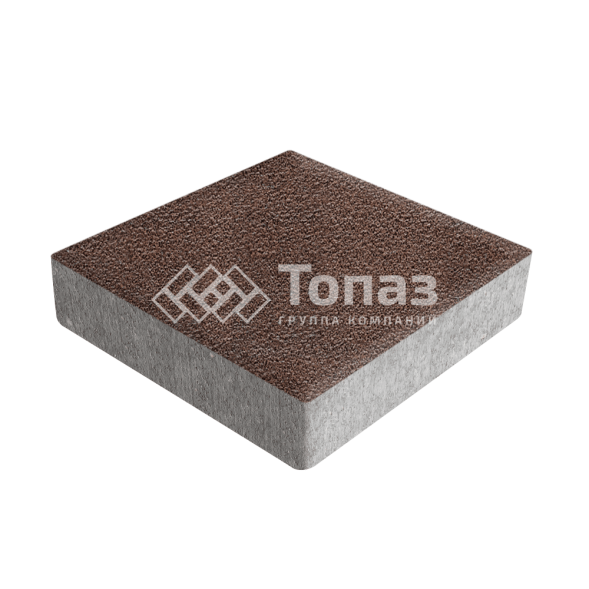 Тротуарная плитка Квадрат 200х200х60, барселона на камне