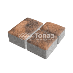 Тротуарная плитка Старый город, сомон на камне, 4 см