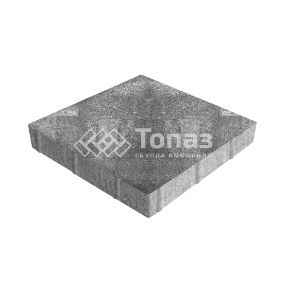 Тротуарная плитка Квадрат 500х500х70, антрацит