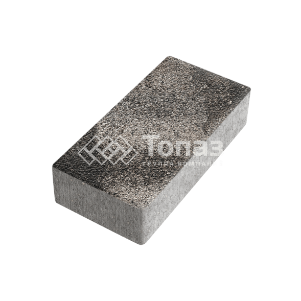 Тротуарная плитка 200х100х60, агат коричневый на камне