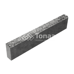 Камень бортовой БР 100.20.8, аляска белая с мраморной крошкой