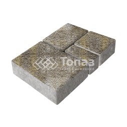 Тротуарная плитка Мюнхен, степь с гранитной крошкой, 6 см